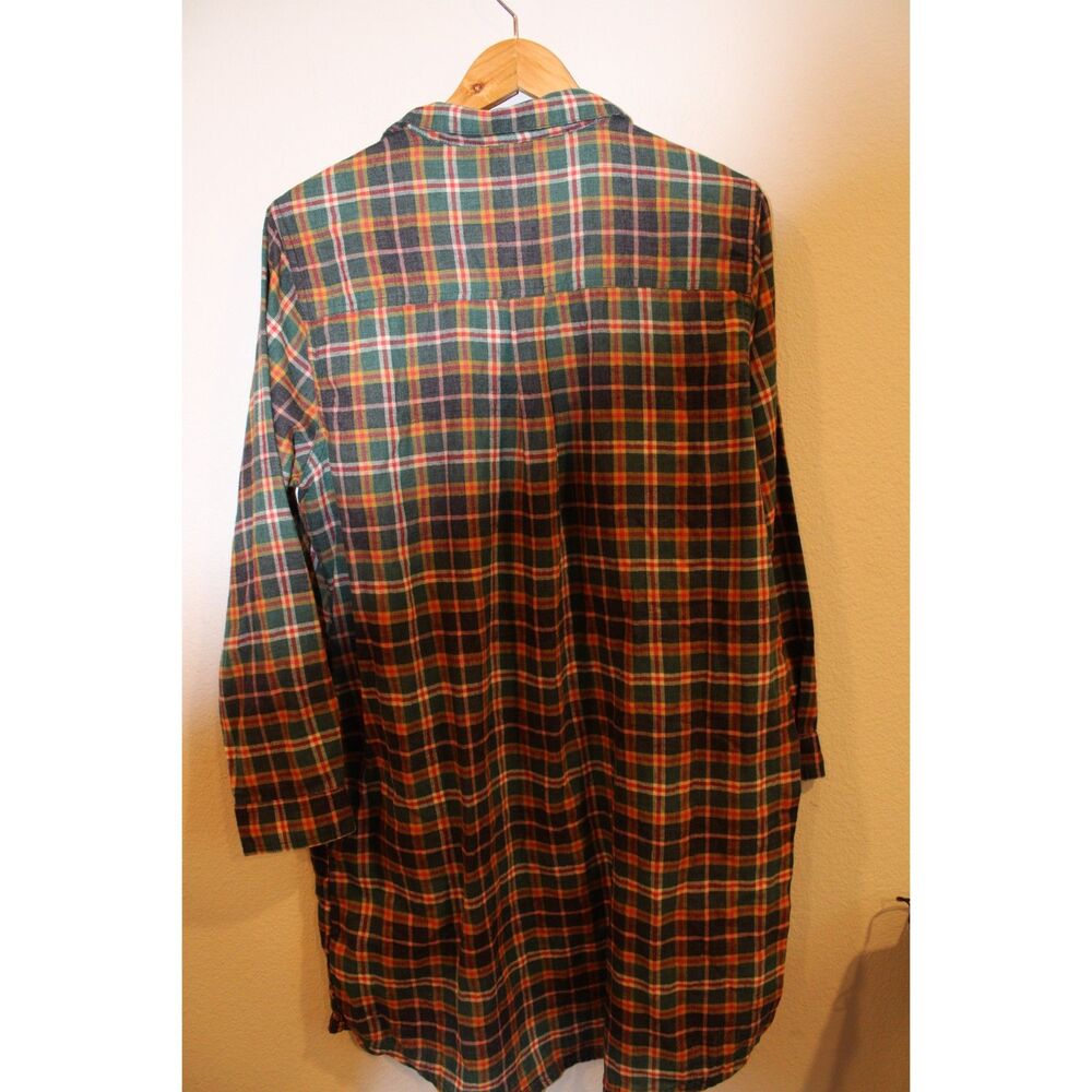Toad&Co Re-Form Popover flannel shirt dress size xlarge - Picture 6 of 12